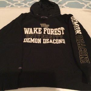 $12 Firm! Wake Forest Hooded Sweatshirt - Small